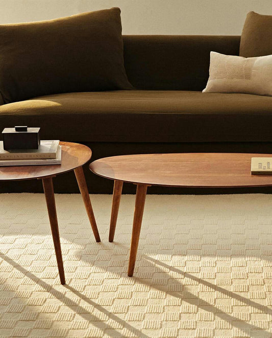 BEVELLED WOODEN TABLE